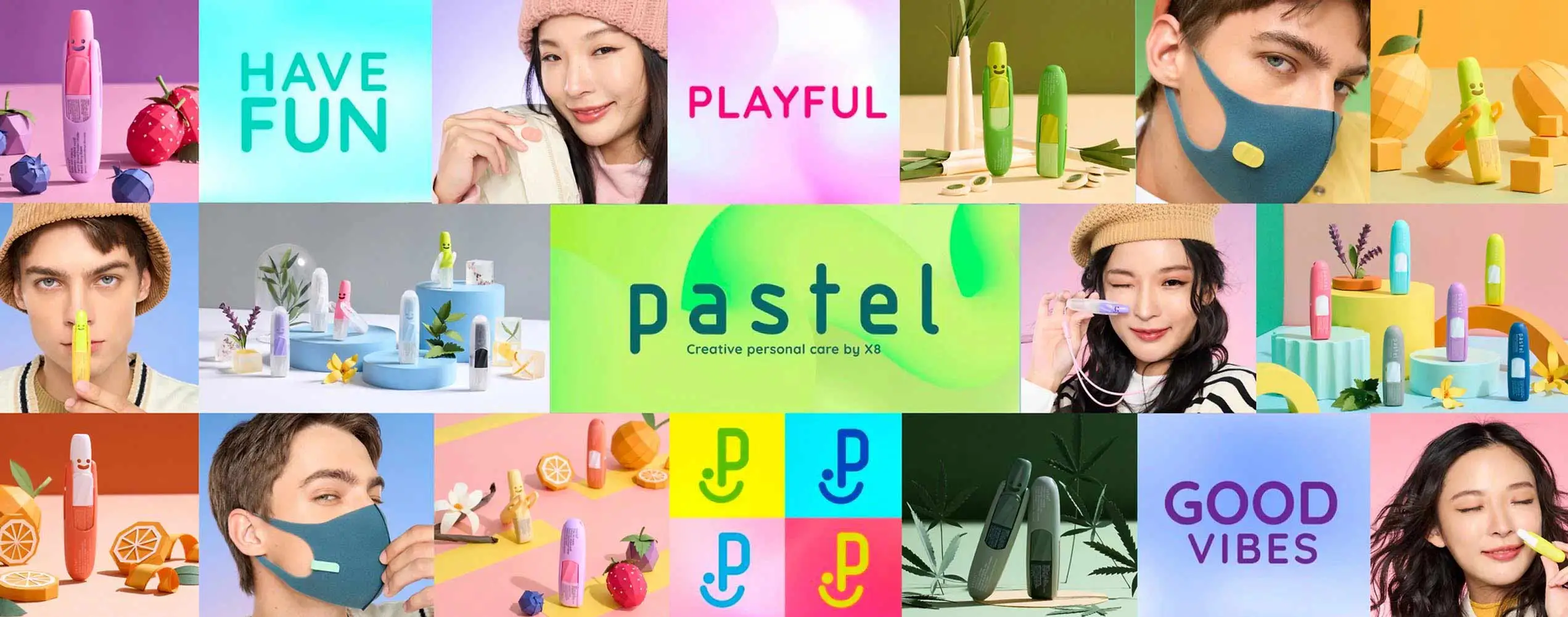 Pastel creative personal care by X8